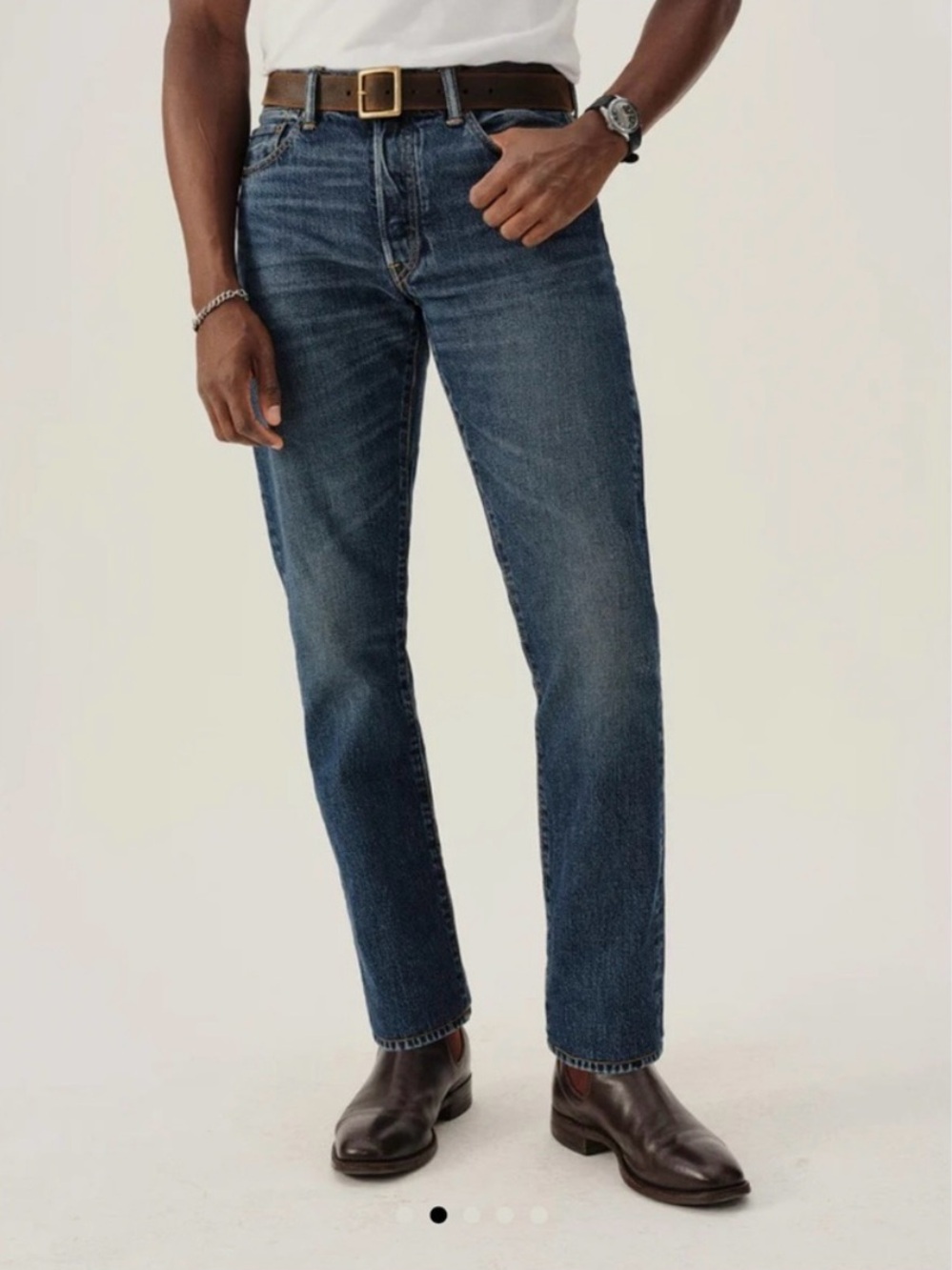 Buck Mason Maverick Slim Japanese Denim Jeans 30x34 14oz Double Dipped NWOT